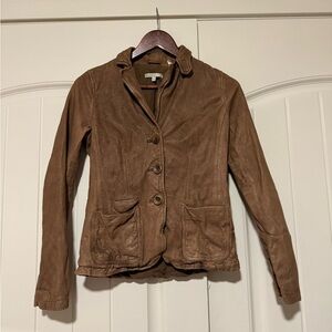 Vince Tan Suede Women's Blazer